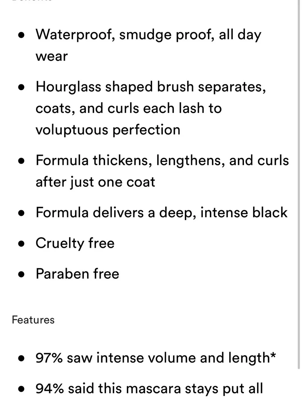 Too Faced Better Than Sex Waterproof Volumizing Mascara